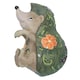 image 2 of Hedgehog & Rabbit Plant Pot Hanger Garden Home Yard Ornament Statue Vase