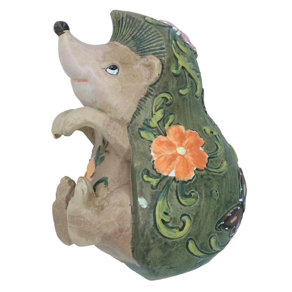 image 1 of Hedgehog & Rabbit Plant Pot Hanger Garden Home Yard Ornament Statue Vase