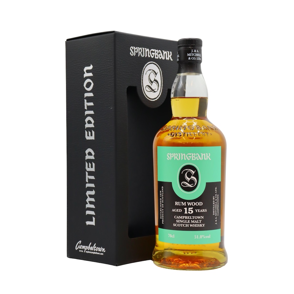 Springbank Rum Wood 2019 Edition Campbeltown Single Malt Scotch 15 year old Whisky