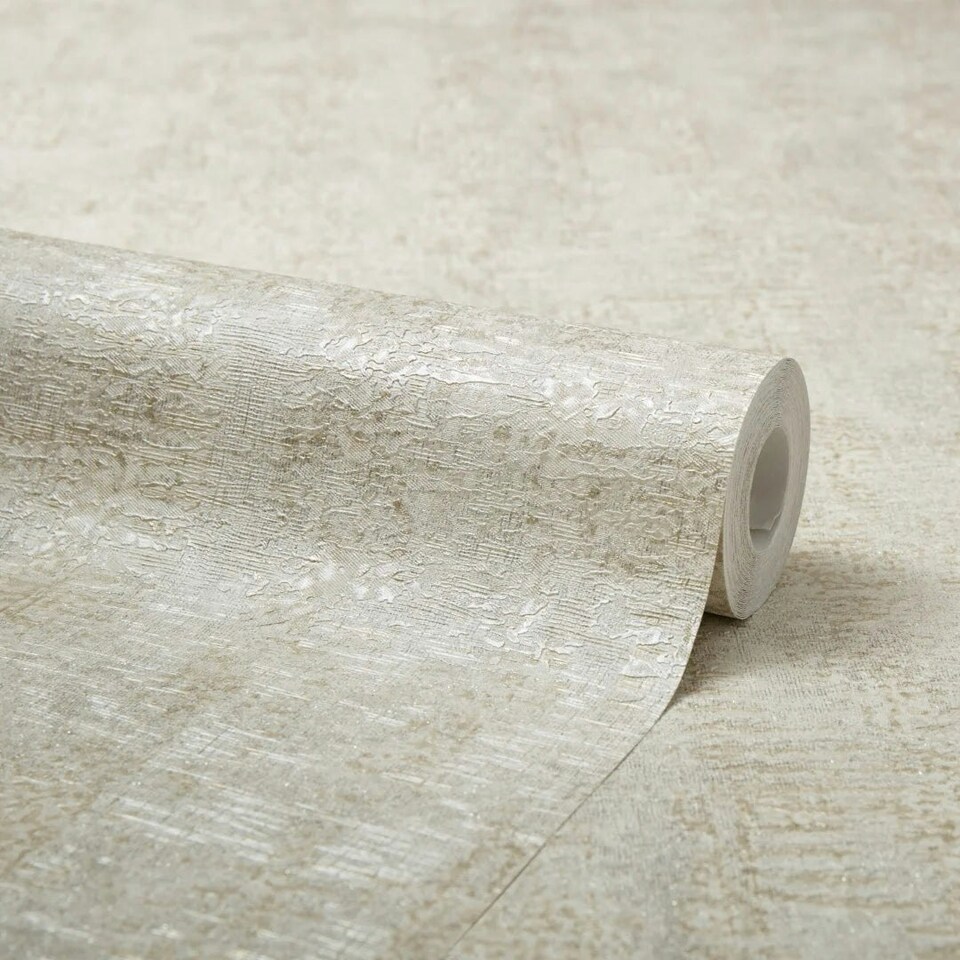 image 1 of Orion Metallic Wallpaper in Warm Grey and Silver with Gold Sparkle Multi
