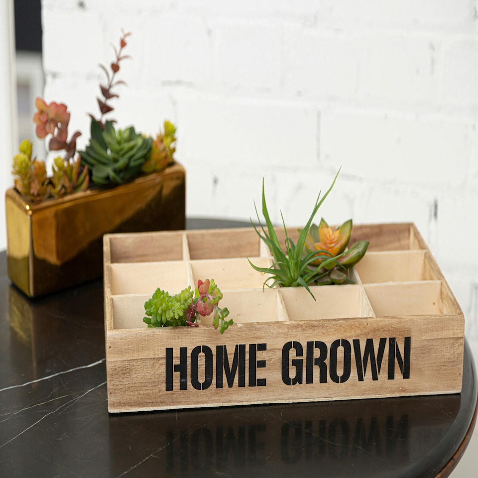 image 1 of Maison by Premier Naresso 12 Compartments Herbs & Seed Crate