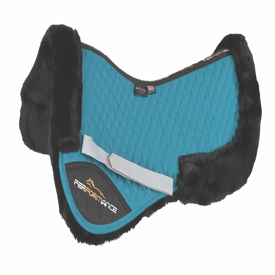 image 1 of Shires Performance Half Pad Blue | Size: 17-18 Inch
Colour: Navy Blue