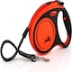 image 1 of Flexi Xtreme Tape Orange & Black Medium 5m Retractable Dog Leash/Lead
