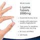 image 2 of L-Lysine Tablets 120 Vegan Tablets 2000mg Per Serving