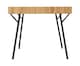 image 5 of Treviso Dining Set with Avery Chairs - Light Oak Effect - Black - Sapphire Blue Velvet | Blue | 5