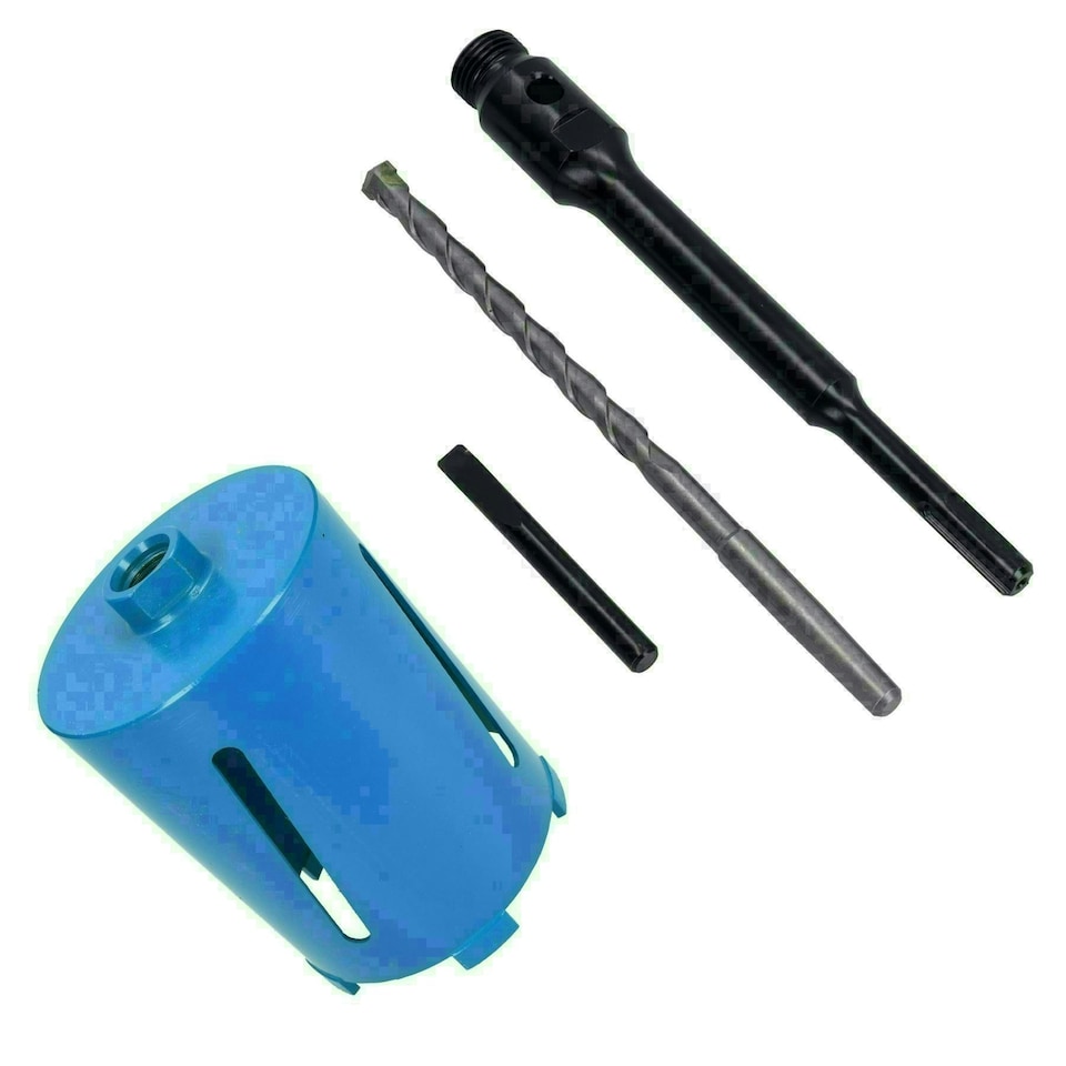 image 1 of 117mm x 150mm Dry Diamond Core Drill Cutter With 1/2in BSP SDS Arbor Guide