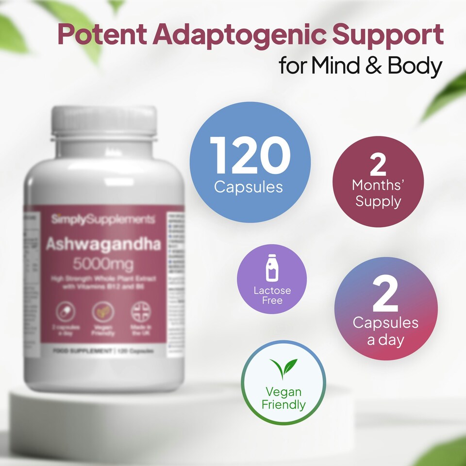 image 1 of Ashwagandha 5000mg - 120 Capsules