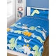 image 1 of Rapport Dinosaur Duvet Cover Set - Blue - Single Blue | Single