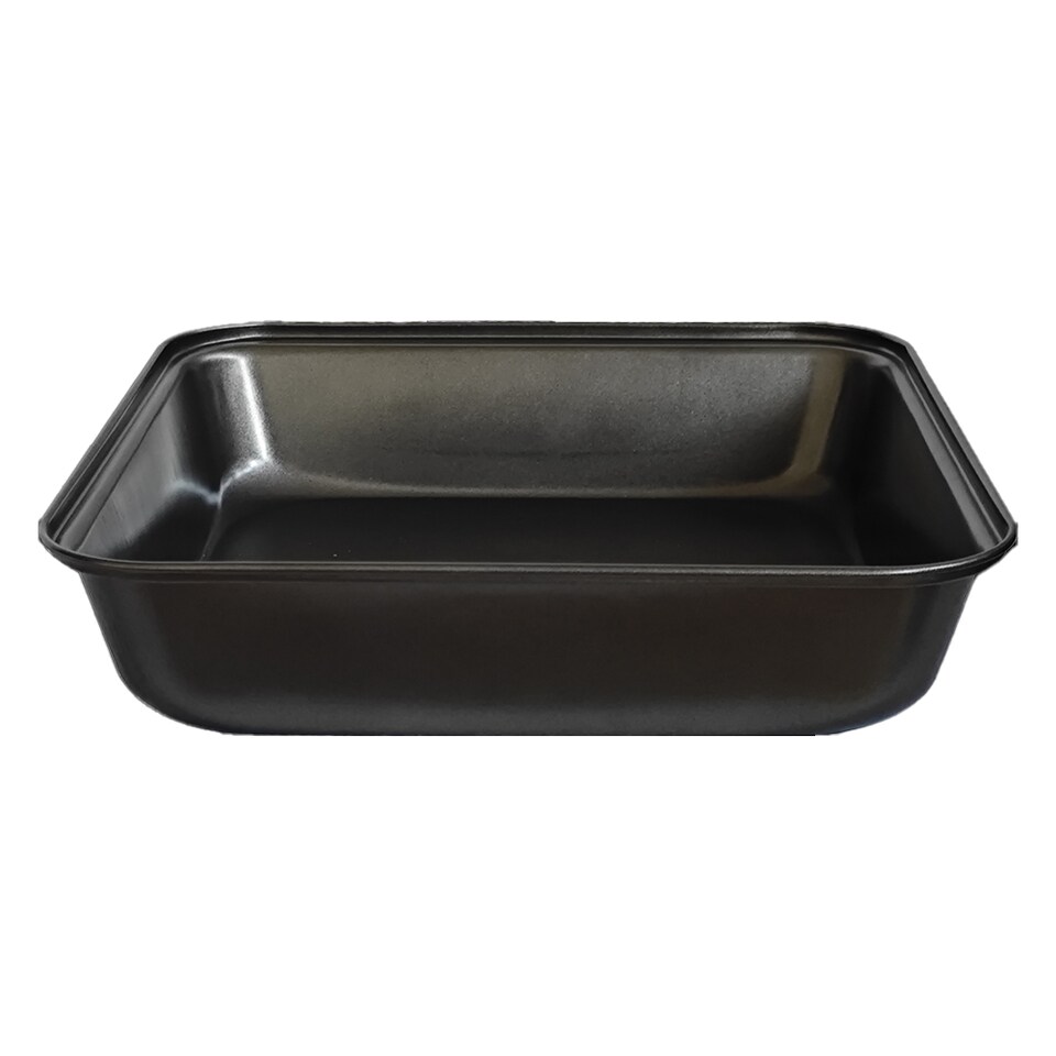 image 1 of Basiks Rectangle Non-Stick Cake Tin | Black | Black | 1