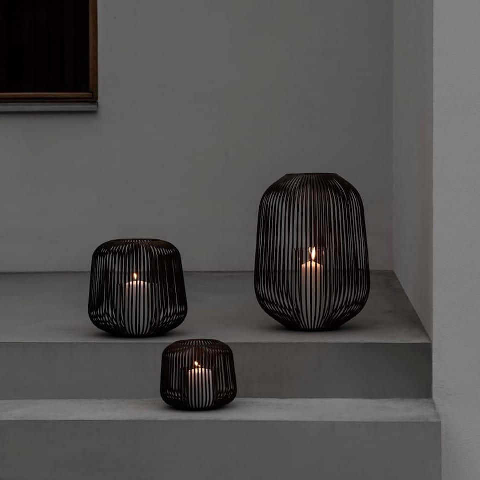 image 1 of Blomus Lito Lantern Candle Holder M - Black