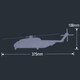 image 4 of Academy USMC CH-53D Operation Frequent Wind Helicopter Model Kit Scale 1-72