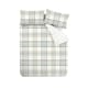 image 5 of Catherine Lansfield Cartmel Check Reversible Duvet Cover Set | Green | King
