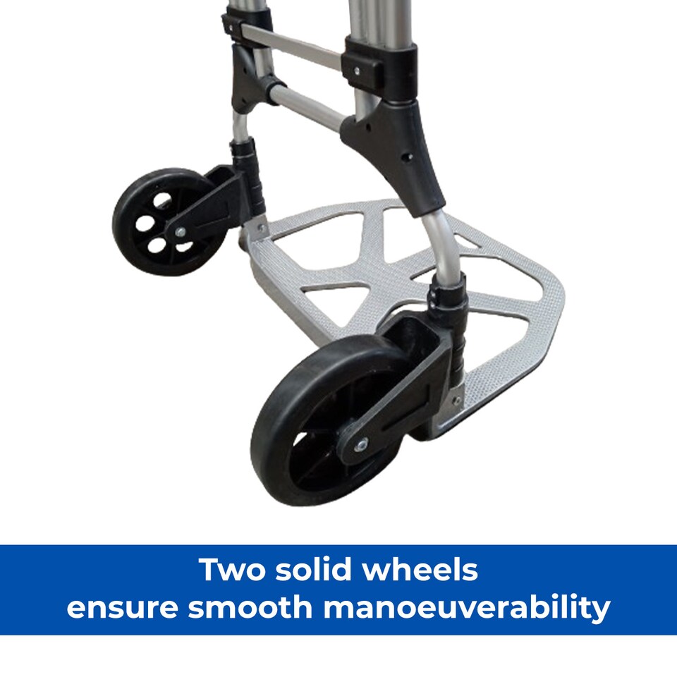 image 1 of Workhorse Large Compact Foldable Sack Truck - Tubular aluminium frame, Telescopic Handle, 200kg Capacity
