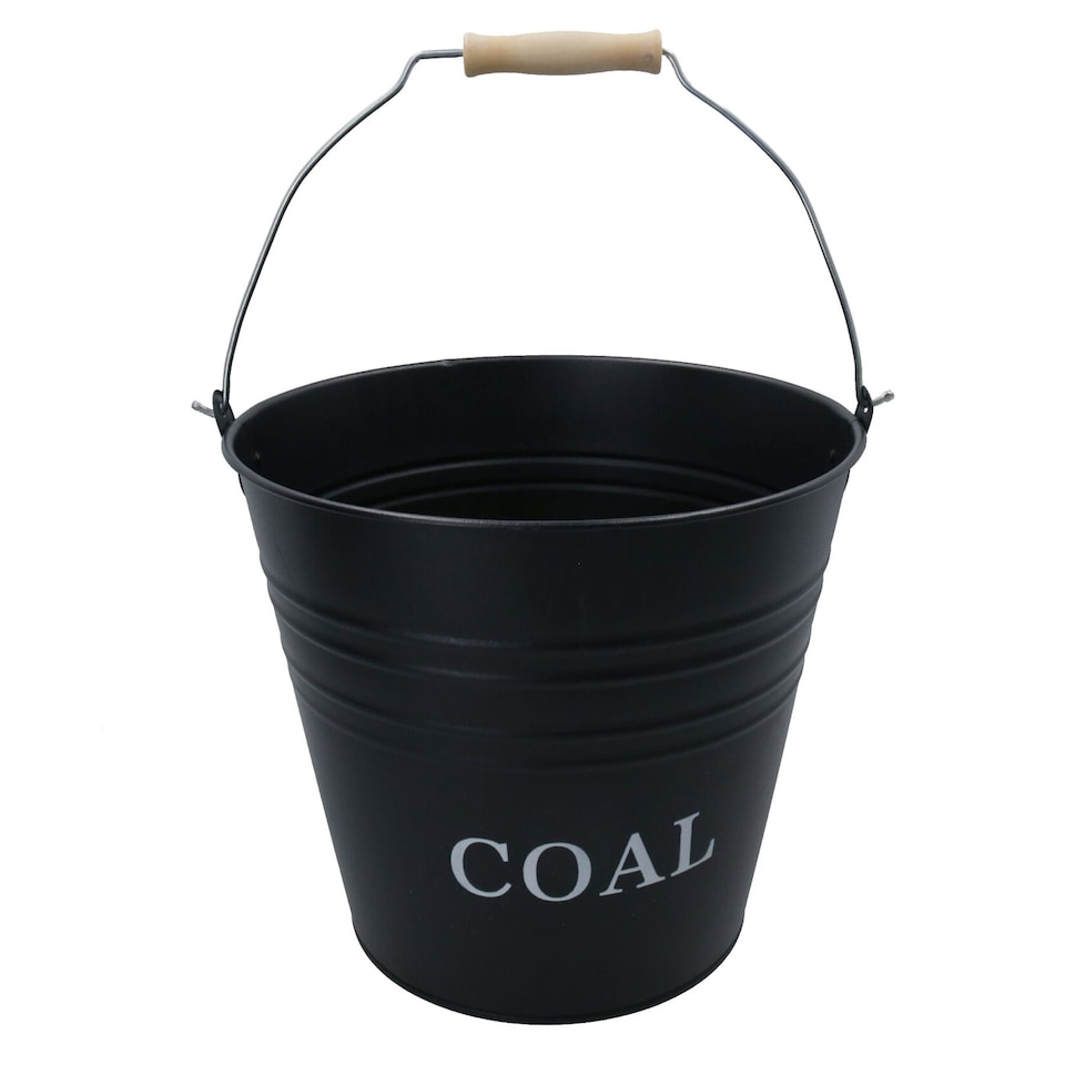image 1 of Coal Bucket Fireplace Scuttle Fireside Carrier Storage 12 Litres Capacity Fire Log