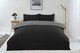 image 6 of Brights Reversible Duvet King Bed BlackGrey