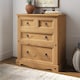 image 2 of Corona 4 Drawer Chest of Drawers 2 + 2 Solid Mexican Pine