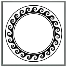 Decorative egyptian (Picture Frame) Grey | XL