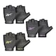 image 2 of Reebok Fitness Gloves — Speedwick Lycra with Padded Amara Palm (Black, S) | Black | Black | S