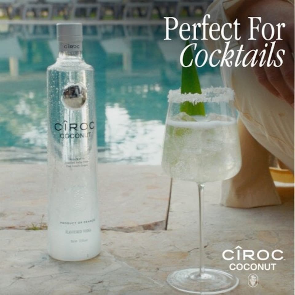 image 1 of Ciroc - Coconut Flavoured Vodka | Multi | White | Coconut Flavoured | 1