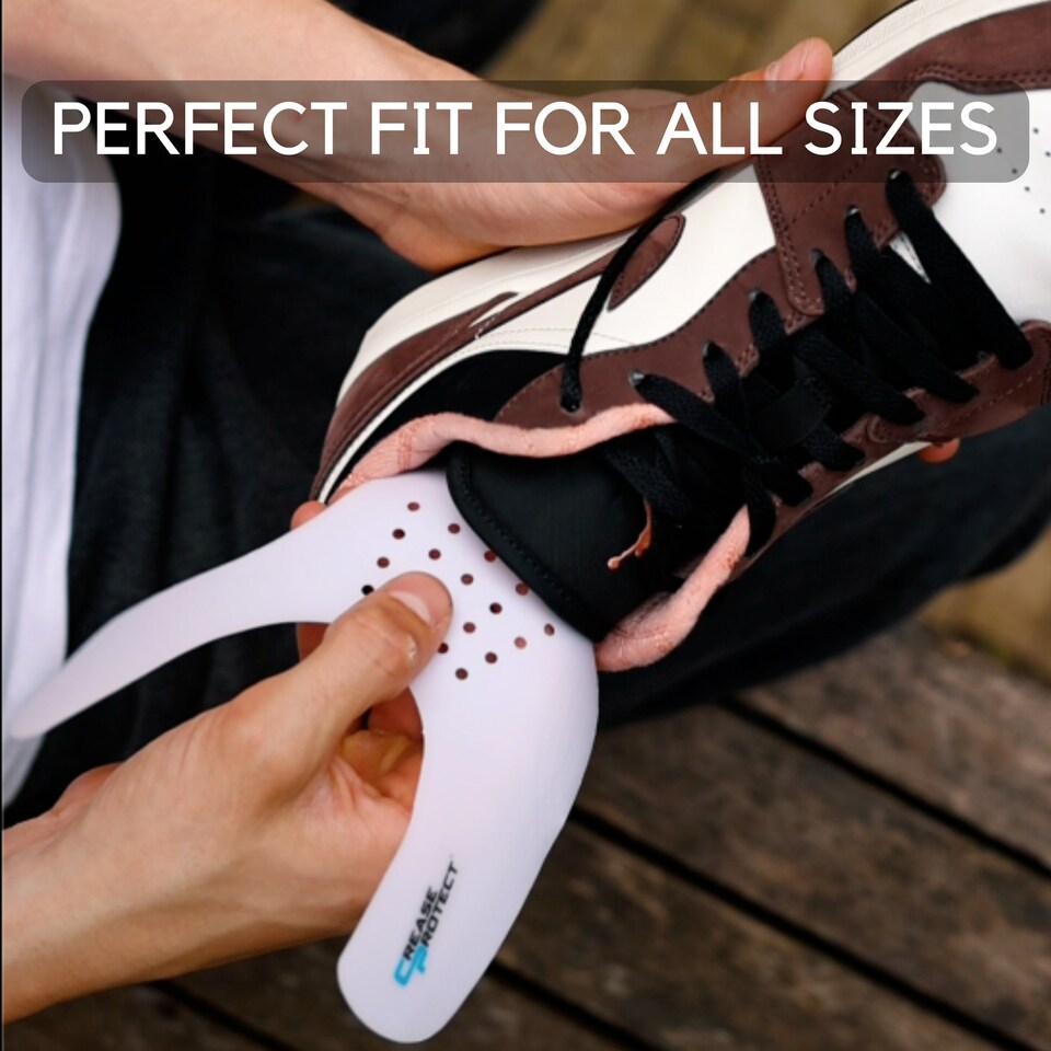 image 1 of Crease Protect Shield - The Ultimate Shoe Crease Protectors and Sneaker Shoe Shield (UK 3-6)