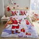 image 1 of Fusion Santa & Snowy Duvet Cover Set Multi