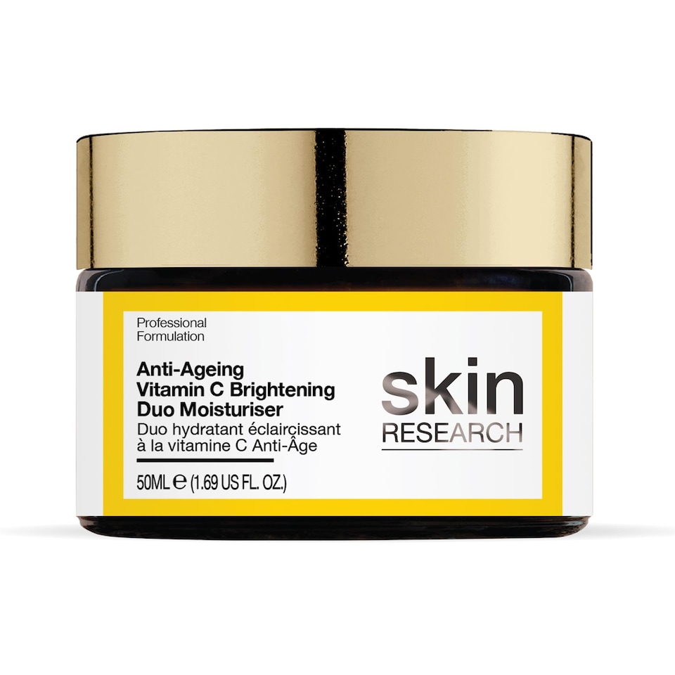 image 1 of Skin Research Anti-Ageing Vitamin C Brightening Duo Moisturiser 50ml for Brightening, Dark Spots