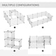 image 3 of PawHut DIY Pet Playpen Metal Wire Fence Guinea Pig Small Animals Cage 12 Panel