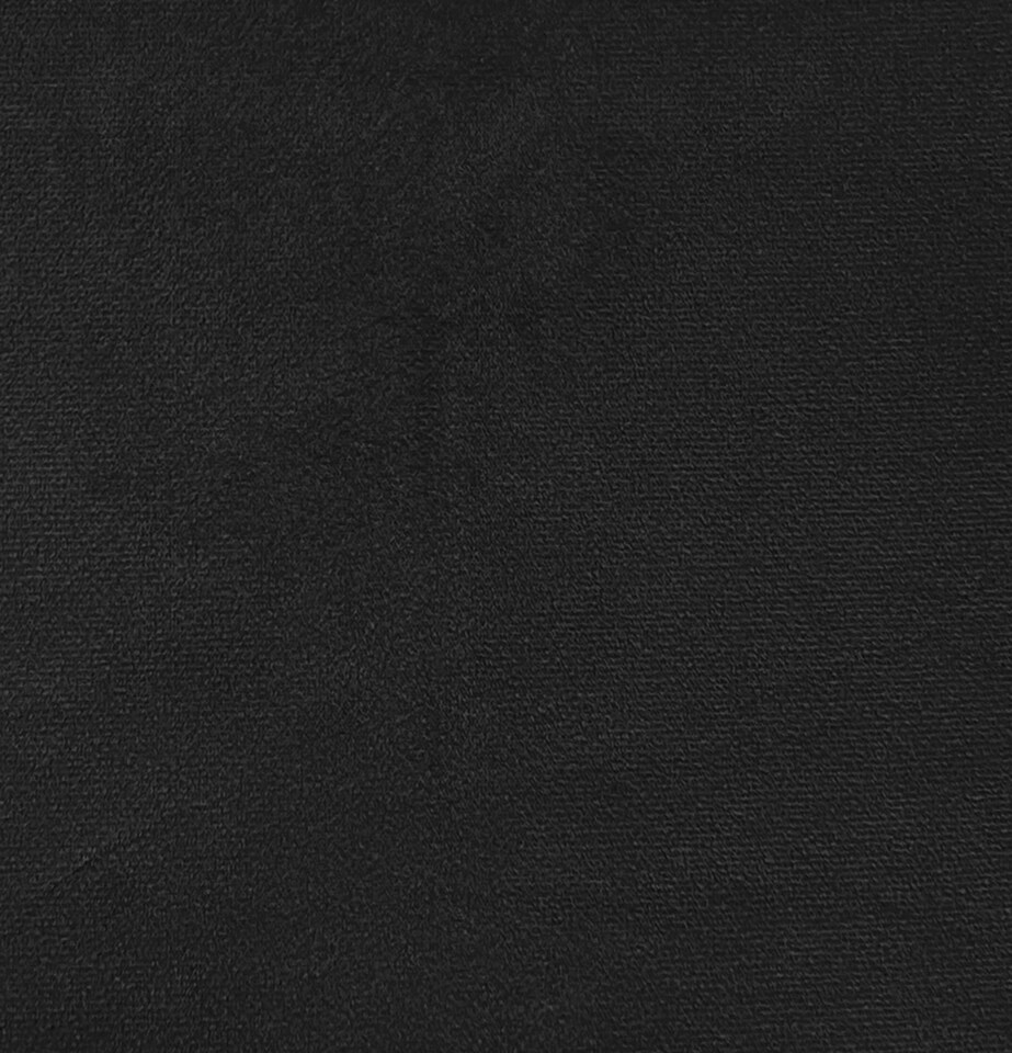 image 1 of Luxury Enhanced Living Black Velvet, Supersoft, Blackout, Thermal Pair of Curtains with Eyelet Top - 90 x 72 inch (229x183cm)