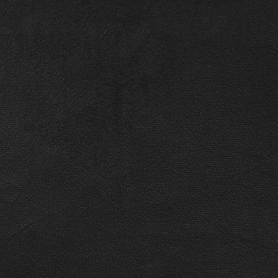 image 1 of Luxury Enhanced Living Black Velvet, Supersoft, 100% Blackout, Thermal Pair of Curtains with Eyelet Top - 90 x 72 inch (229x183cm)