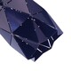 image 5 of Modern Midnight Blue Metal Pendant Shade with Diamond Shaped Cut Outs | Blue