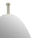 image 3 of Interiors By Premier Stylish Design Oval Mirror, Mid Century Hallway Mirror, Elegant Modern Mirror, Reflective Surface Mirror Silver