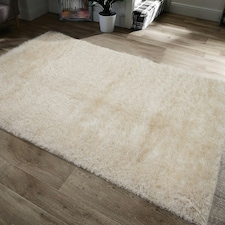 Home Republic Majestic Shaggy Rug - 120 x 170 Cream