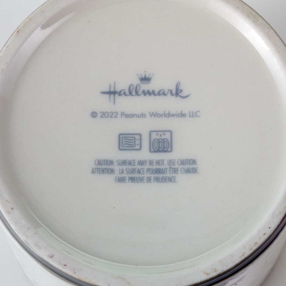 image 1 of Hallmark Peanuts Snoopy And Woodstock Ceramic Mug