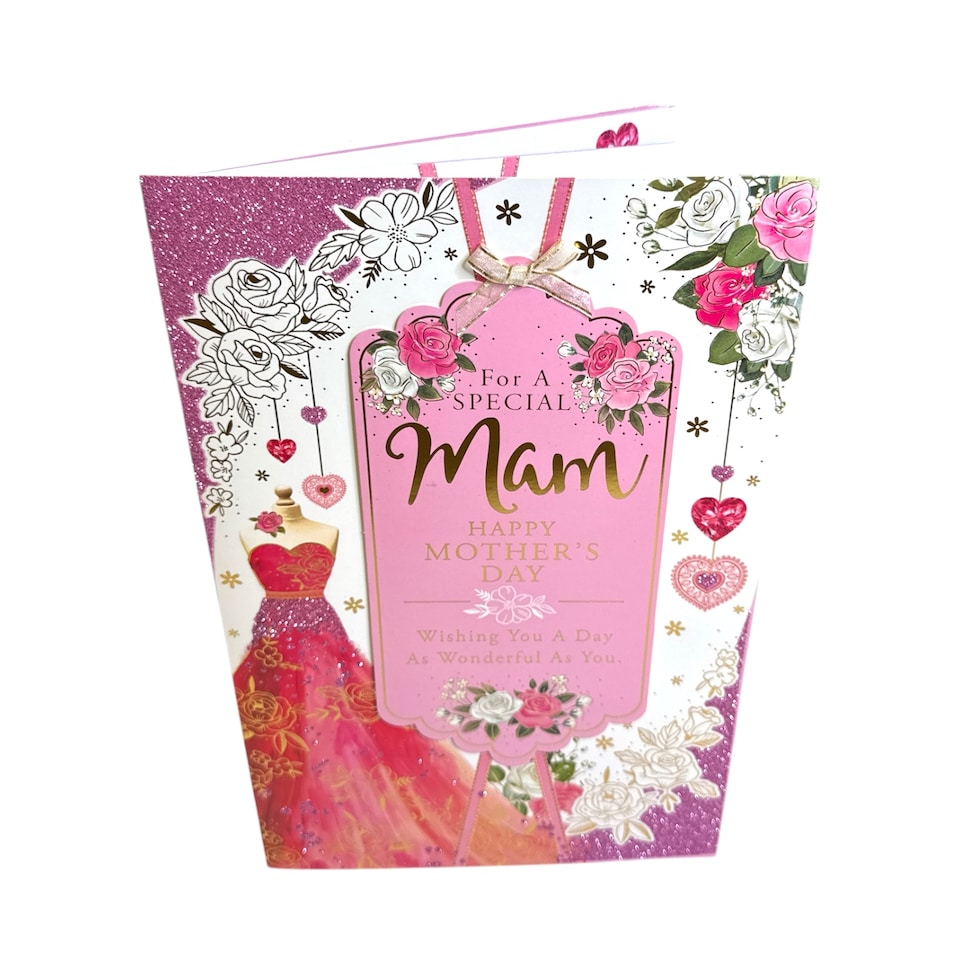 image 1 of Special Mam 8 Page Insert Luxury Mother's Day Card