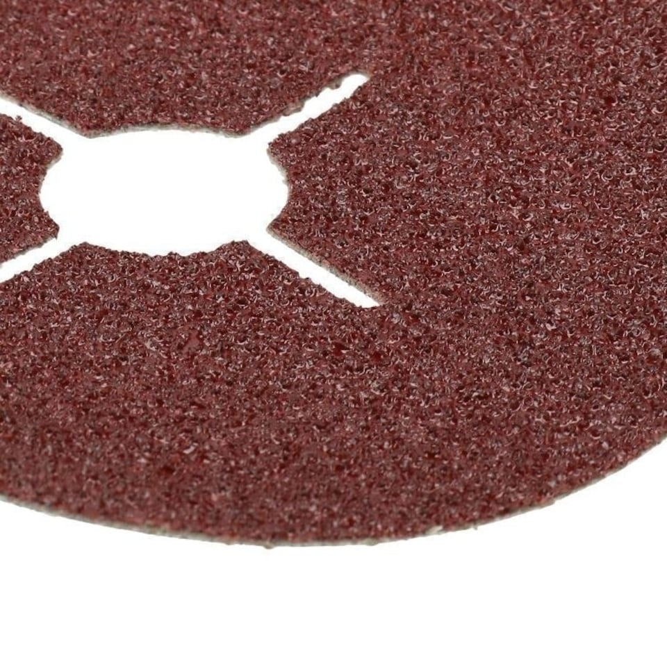 image 1 of 10pc 115mm (4.5") Fibre Discs 36 Grit Abrasive Sanding Disc Wood Metal Masonry