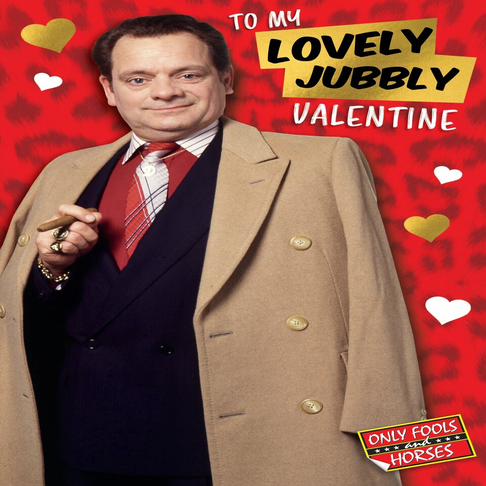 image 1 of Only Fools and Horses 'Lovely Jubbly' Valentine's Day Card
