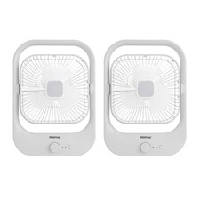 GEEPAS Silent Desk Cooling Fan (Pack of 2)