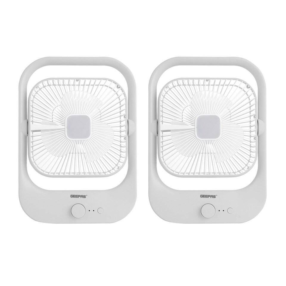 GEEPAS Silent Desk Cooling Fan (Pack of 2)