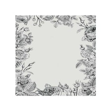 Hand Drawn Roses Splash Back | White