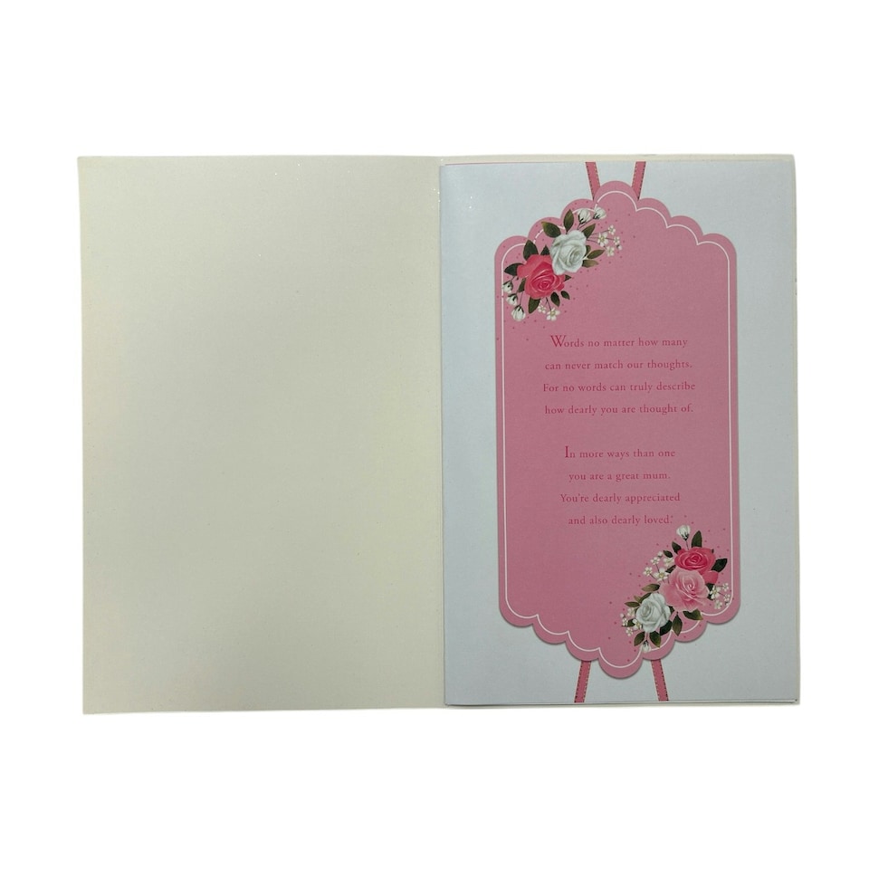 image 1 of For Special Mum 8 Page Insert Luxury Mother's Day Card