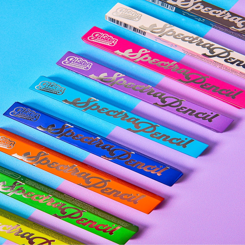 image 1 of Black Spectra Pencil - Colourful Pencil - Glisten Cosmetics Black