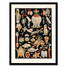 Albert Racinet Framed Wall Art Print Chinese Ornamental Objects Home Décor