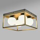 image 3 of ValueLights Beauworth 4 Way Black Ceiling Bar Light