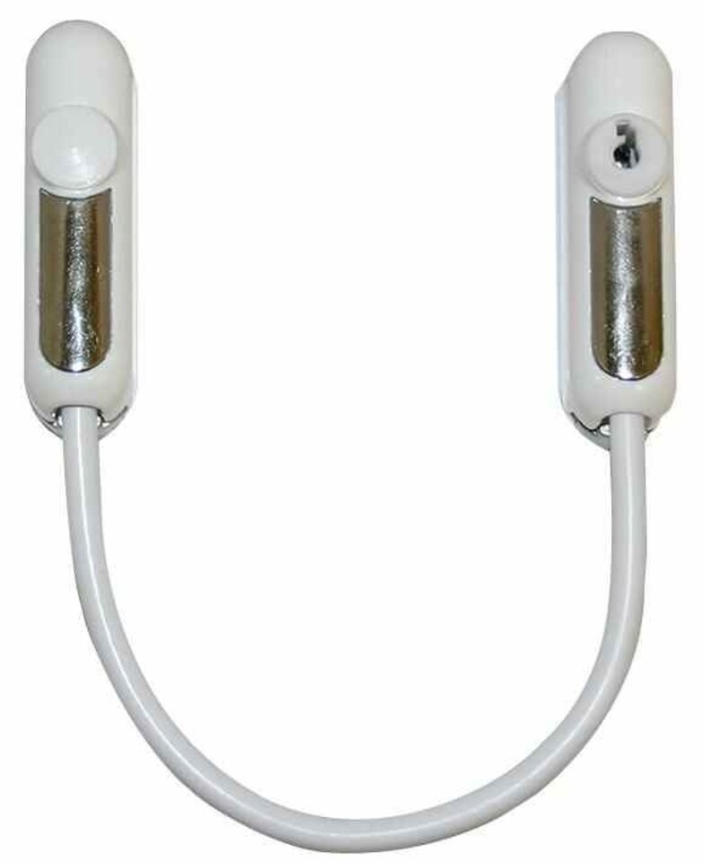 SECUREFAST - Sliplock Window Restrictor with Key - White