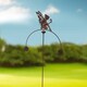 image 1 of Fairy Sitting Wind Rocker Double Bare Metal/Ready to Rust - Steel - W54 x H148.5 cm