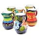 image 2 of Verano Spanish Ceramics Classic Spanish Large Jug - 2L Red/Yellow Flower