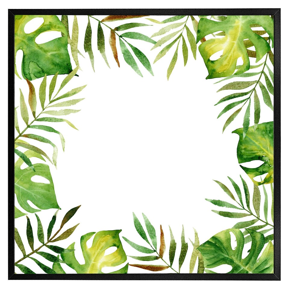 image 1 of Border of botanical leaves (Picture Frame)