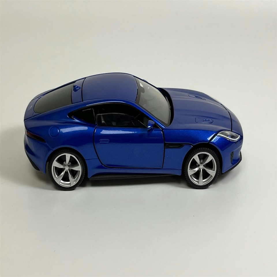 image 1 of Jaguar F Type Blue LHD 1:32 Scale Light & Sound Tayumo 32110023