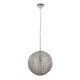image 4 of Giliola 1 Light Pendant Chrome and Clear Ceiling Light