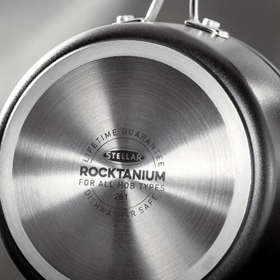 image 1 of Stellar Rocktanium 3 Piece Saucepan Set
